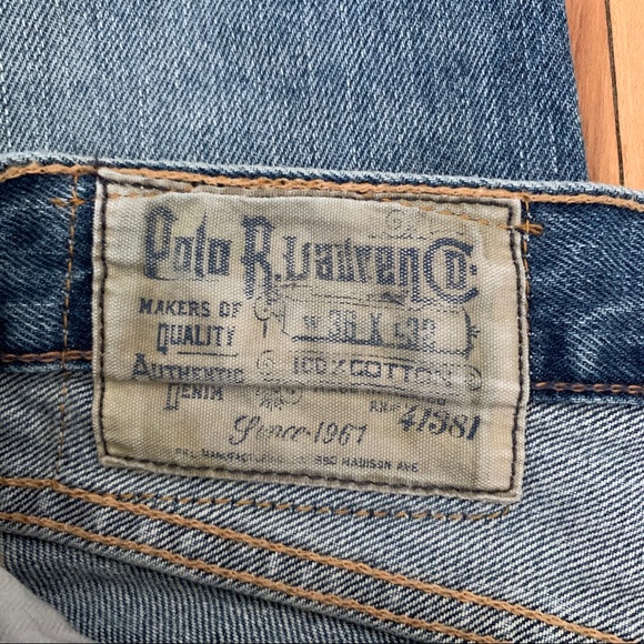 Polo Ralph Lauren 15941 Light Wash Straight Jeans - Picture 4 of 9